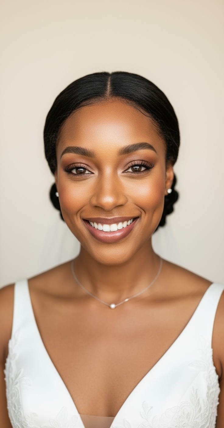 After Bridal Low Updo